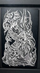 SASCHA BRASTOFF ORIGINAL MID CENTURY SCRATCHBOARD ANTIQUE MCM VINTAGE DRAWING