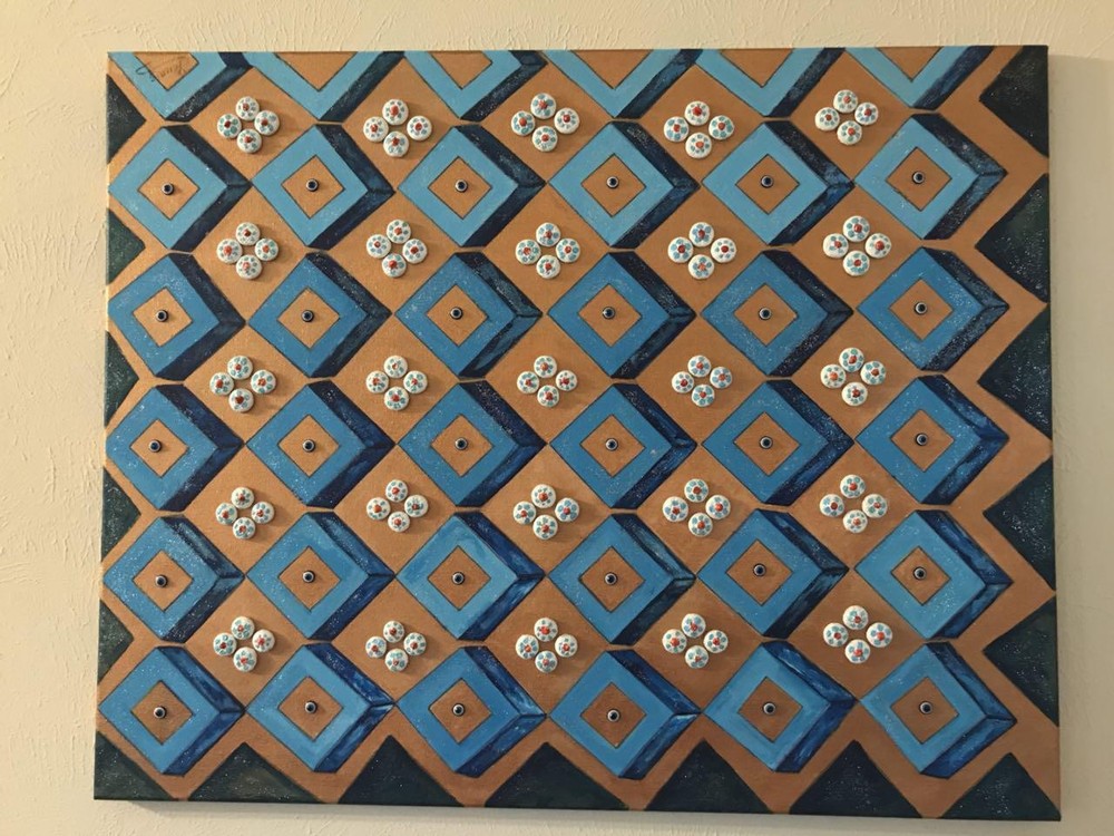 Please don’t envy! Painting Handpainted on Canvas 30X24X0.7 