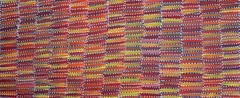 SELINA NUMINA 130 x 60 cm Original Aboriginal Painting. Bush Yam