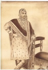 Portrait Painting Of Indian Amritsari Lady Handmade Fine Art On Paper 13×20 Inch