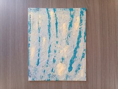 original acrylic abstract painting on canvas signed