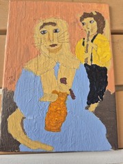 original outsider folk naive art