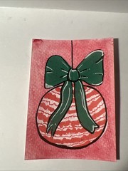 ACEO Hand Painted Art Card Signed by Artist Mixed Media