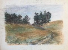 Franz Ehmke *1928-2018 DDR Painter °Forest Path Nature Botany Landscape Travel°