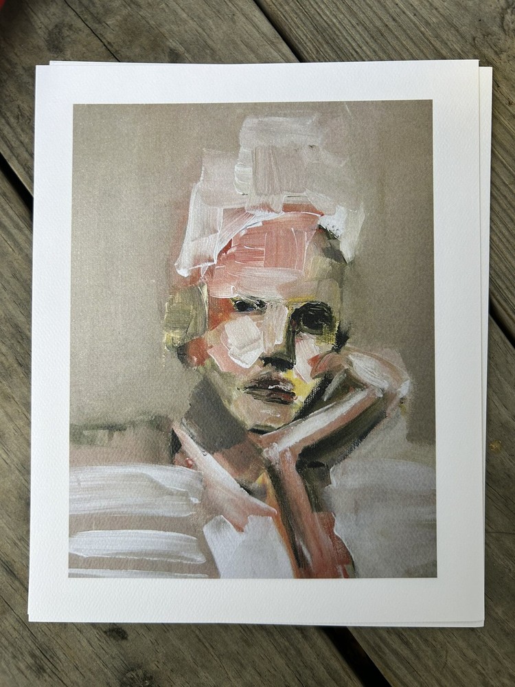Parsons People PRINT Signed. 8×10 Textured 100 Lb Art Stock