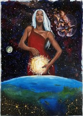 Original signed artwork 18x24in Zendaya- Bringer of Light Destroyer of Worlds