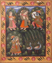 20th Century Gouache – Courting Deities
