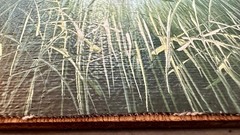 Vtg Signed Original Art Coastal Seascape Painting Ocean Beach Sunset Birds 8×10″