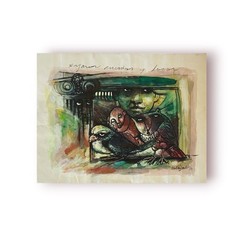 AGUSTIN VILLAFAÑA. Painting. Contemporary Art. Collectable. Decorative.