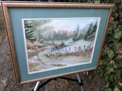OWEN WEXLER Vintage MODERN LANDSCAPE IMPRESSIONIST GALLERY QUALITY LITHOGRAPH