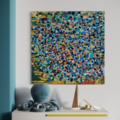 ORIGINAL Acrylic Picture Painting Abstract Painting Art Modern Large HAND PAINTED