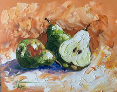 fruits Impressionism Original Oil Painting Dorothy Laz Irb