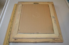 Japanese Samurai Sword Fight Ninja Asian Framed Signed Original Painting VTG 70s