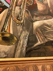 One of a Kind Pulp Painting – Jazz Trumpeter Chet Baker – Acrylic on Masonite