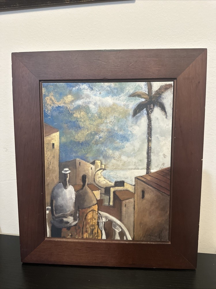 Wall Art Wrapped Canvas By Didier Lourenco Cafe En La Tarde 11.5 X 13.5