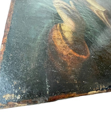 RARE 17th ITALIAN SCHOOL – OIL CANVAS PAINTING – SALVATOR MUNDI