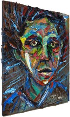 MODERN ORIGINAL OIL█PAINTING VINTAGE IMPRESSIONIST█ART REALISM SIGNED ABSTRACT█A