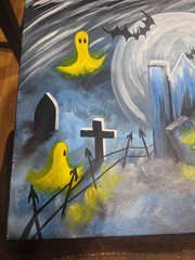 Folk Art Painting 20″ x 16″