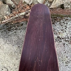 Trippy Maine Artist Mandy Cyr Painting On Skateboard Deck Art Outsider Art