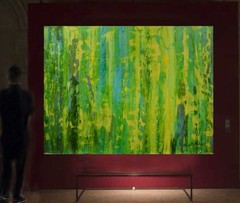 Mark Little Original Giant Canvas Painting 84”X62” (7 Foot) Abstract Modern XL