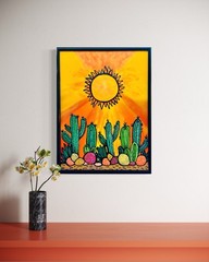 Original Desert Landscape Painting 18”x 24”