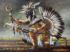 ORIG ENESTO SANCHEZ PAINTING INDIAN CHIEF ON A Hunt ACRYLIC ON VELVET 27X39.5