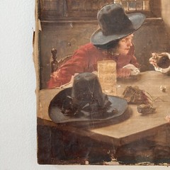 Claus Meyer – Die Würfelspieler (1885, Oil on Canvas)