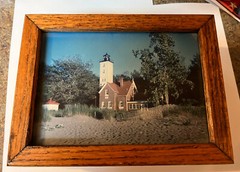 Presque Isle Lighthouse wooden Jewerly box Erie , Pa