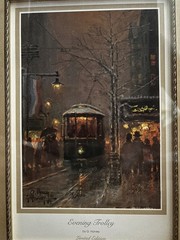Evening Trolley by G. Harvey Limited Edition Print with Frame 1178/2000