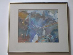 MYSTERY ARTIST 1970 MODERNISM PAINTING FIGURAL EXPRESSIONISM VINTAGE UNIQUE