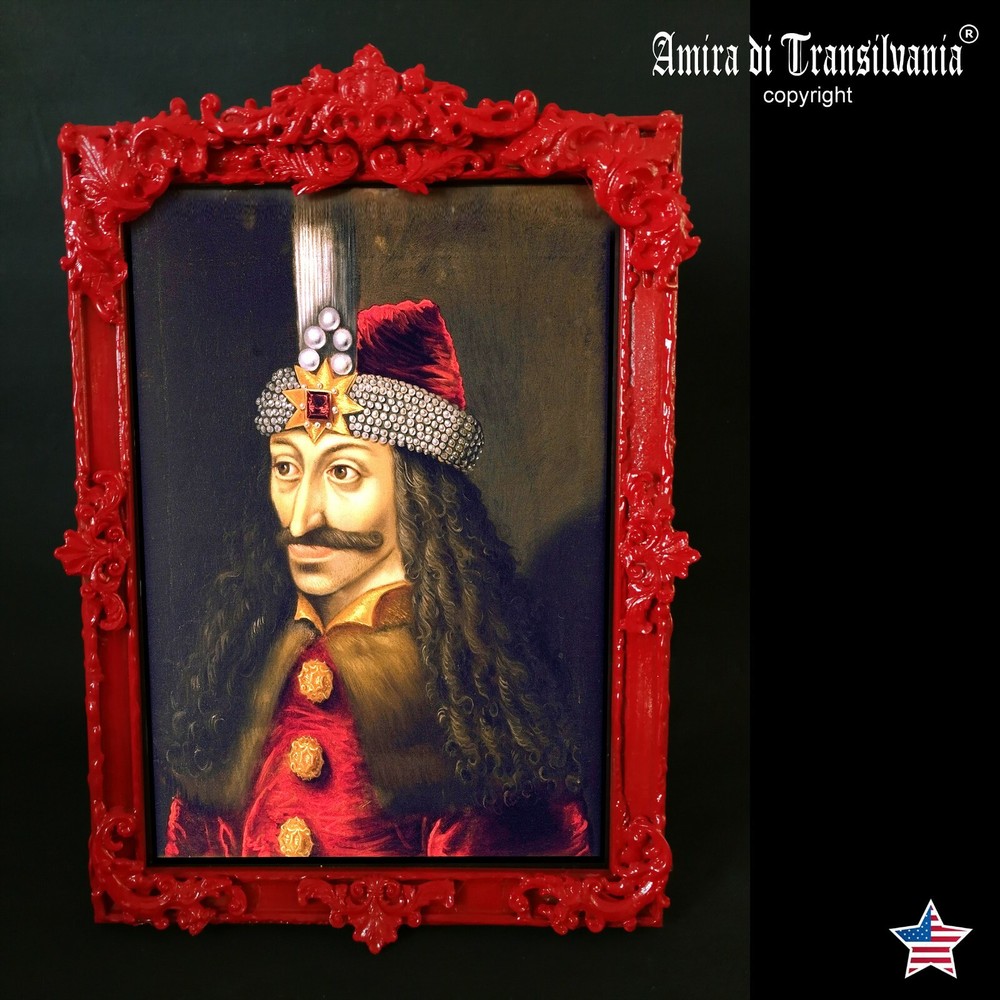 figurative art modern painting frame decorative paint dracula portrait antiques