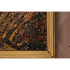 NVIN0409, Niagara Furniture, Pfoutz Original Farm Scene Oil Painting