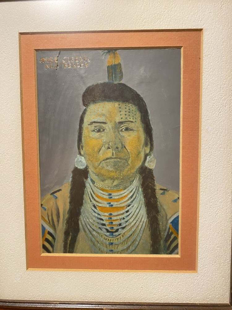 Elbridge Ayer Burbank Chief Joseph Nez Perces 1897 Rare Native American Portrait