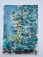 Small Original Acrylic Painting On Canvas Board 4×6 Tiffany Chesser
