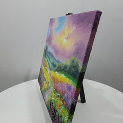 Original Hand Painted Landscape Summer Home Decor Wall Art Gift Ukrainian Artist