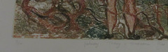 GUNTHER DEIX , LIMITED EDITION ETCHING , SIGNED ,YESTERDAY , TODAY & TOMORROW