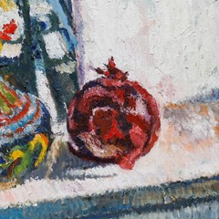 Mark Ford – 20th Century Oil, Ceramic and Pomegranate