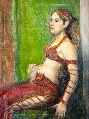 Nathaniel K Gibbs (MD,1948-2018) oil painting 126348