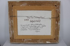 Vintage 1984 Ralph Wall Far-Seeing Glass Native American Western Painting Framed