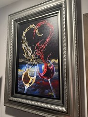 Together Fine Art Giclee Embellished Michael Godard w/ COA Conflict Devil Angel