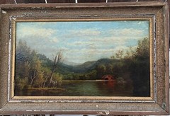 THOMAS DOUGHTY (1793-1856) O/B Hudson River School NEW YORK
