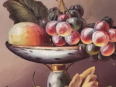 Fruit Still Life, #FSL2H-4, 12×16, 100% Hand painted Oil Painting on Canvas,