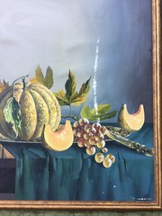 Vintage Oil On Canvas 36″ X 28″ By ANN SATTLER – SIEGERSCHMIDT, LISTED ARTIST