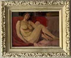 KURT HAASE JASTROW ANTIQUE MODERN FIGURATIVE CUBISM OIL PAINTING VINTAGE 1920s