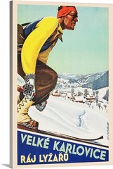 Wholesale Lot Of 10 1930s Skiing Travel Posters All Diffrent Art can Resell