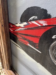 Danny Sullivan Indy 500 Oil Painting Framed Miller American