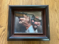 Ken W. Moore SR. original signed STEADY HANDS Painting