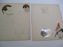 ANTIQUE PAINTING PORTRAIT OLD MILITARY POLITICS ILLUSTRATION & PHOTOGRAPH RARE