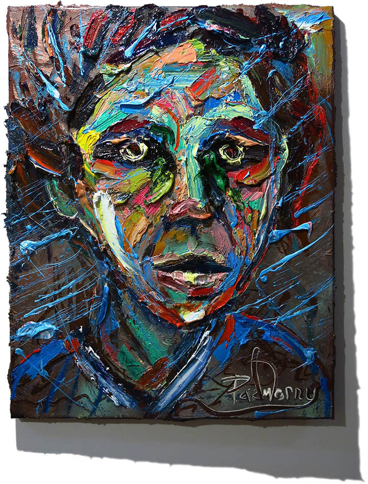 MODERN ORIGINAL OIL█PAINTING VINTAGE IMPRESSIONIST█ART REALISM SIGNED ABSTRACT█A