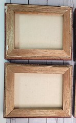 Four Season Painting Set Gallery Wall Cabin Nature Signed Framed Canvas
